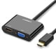 thumbnail image 1 of Convertidor Hdmi/Vga 1080p/60hz M/H + Puerto Jack 3.5mm Negro Ugreen Cm101, 1 of 2