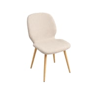 Habita2 Chile - Silla Tapizada En Lino Para Comedor Gabriely Beige