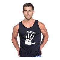 Persodesign - Polera 21 15 9 Wod Crossfit Lover Tank Musculosa Talla 2Xl Negro Hombre