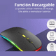 thumbnail image 2 of Mouse Inalámbrico Recargable Usb Silencioso Dual Bluetooth, 2 of 7