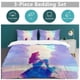 thumbnail image 5 of ArielCartoon Collection 3-Piece Comforter Set, Personalized Bedding Decor for Kids And Teens Bed Sheets, 5 of 5