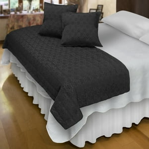 Mallorca - Piecera Con Fundas Alcazar Black Reversible
