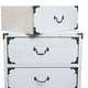 thumbnail image 3 of Velador Dormitorio Lupe 3 Cajones Blanco Rustico, 3 of 6