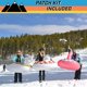 thumbnail image 5 of Trineo inflable con forma de tubo de nieve GoFloats, de invierno, para niños y adultos, 5 of 7