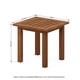 thumbnail image 2 of Mesa auxiliar para exteriores, muebles de patio de madera dura Furinno Tioman, 2 of 8