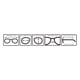 thumbnail image 5 of Paquete de 6 gafas de lectura Boost Eyewear negras +1,00 para hombres/mujeres, 5 of 8
