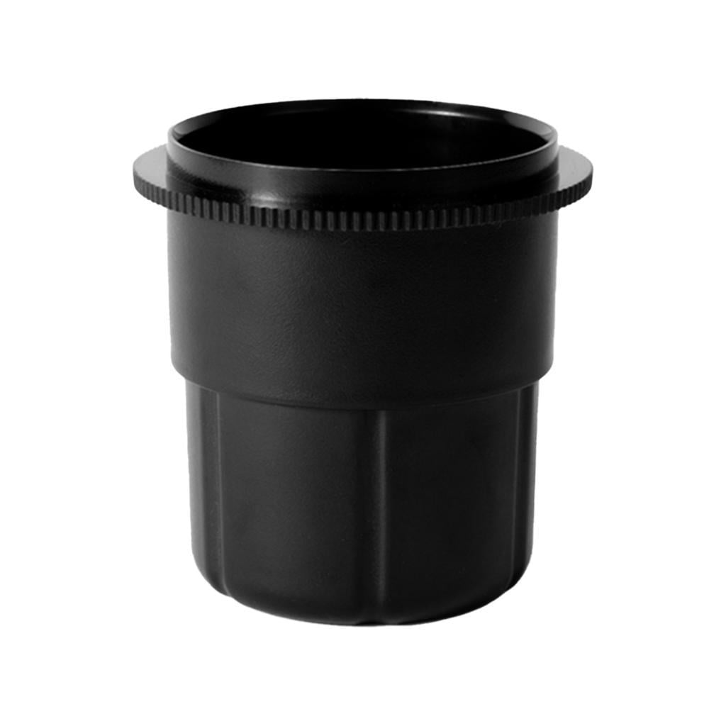 Magideal - Taza Dosificadora De Café, Taza Para Máquina De Café, Utensilios Para Café En Polvo, Máquina De Manipulación De Espresso, Herramienta Para Máquina De 51 Mm Negro