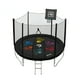 thumbnail image 1 of Cama Elástica 10ft 3,05 mts GlowUp + Malla Escalera  Juegos, 1 of 15