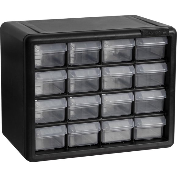 Organizador Akro-Mils de 16 cajones, 10,5 x 6,5 x 8,5 pulgadas