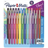 Rotuladores Paper Mate Flair Con Punta De Fieltro De Punta Mediana, Paquete De 24