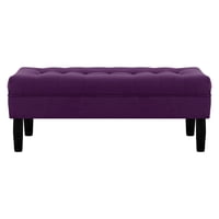Bodevir - Banqueta Wood 2C Felpa 00 Morado