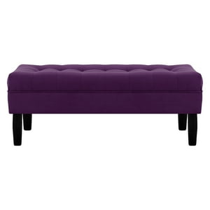 Bodevir - Banqueta Wood 2C Felpa 00 Morado