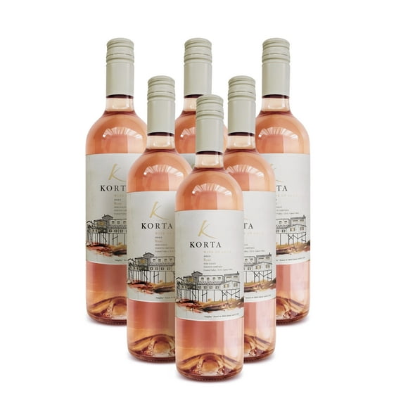 Vino Semisweet Rosé, 6 unidades