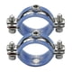 thumbnail image 1 of Abrazadera de soporte para tuberías AKIHISA de 4,25" de acero inoxidable, 2 piezas, 1 of 7