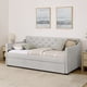thumbnail image 3 of Twin Size Upholstery DayBed with Twin Size Pop-up Trundle and USB Charging Design, 3 of 3