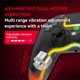 thumbnail image 3 of Controlador Inalámbrico para Juegos a Distancia, Gamepad con Vibración de Doble Motor, Sensor Giroscópico de 6 Ejes, Soporte para Configuraciones Macros de Expansión Trasera, Luces Geniales, 3 of 9