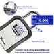 thumbnail image 3 of Caja de Seguridad con Cerradura BRILLIRARE 2 Unidades Impermeable de 4 Dígitos, 3 of 8