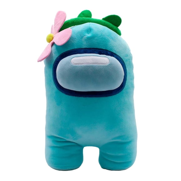 Pelúcia Mega Among Us Just Toys Aqua 30cm Licenciada Oficialmente
