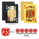 thumbnail image 3 of Cartas de juego JWENUPDE, 2 paquetes, impermeables, mazos dorado y negro, 3 of 8