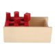 thumbnail image 5 of 4 formas de madera Montessori Imbucare caja de juguetes para ni?os peque?os suministros artesanales, 5 of 5