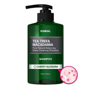 Kundal - Shampoo Coreano Con Extracto De Árbol De Té Y Macadamia - (Cherry Blossom)