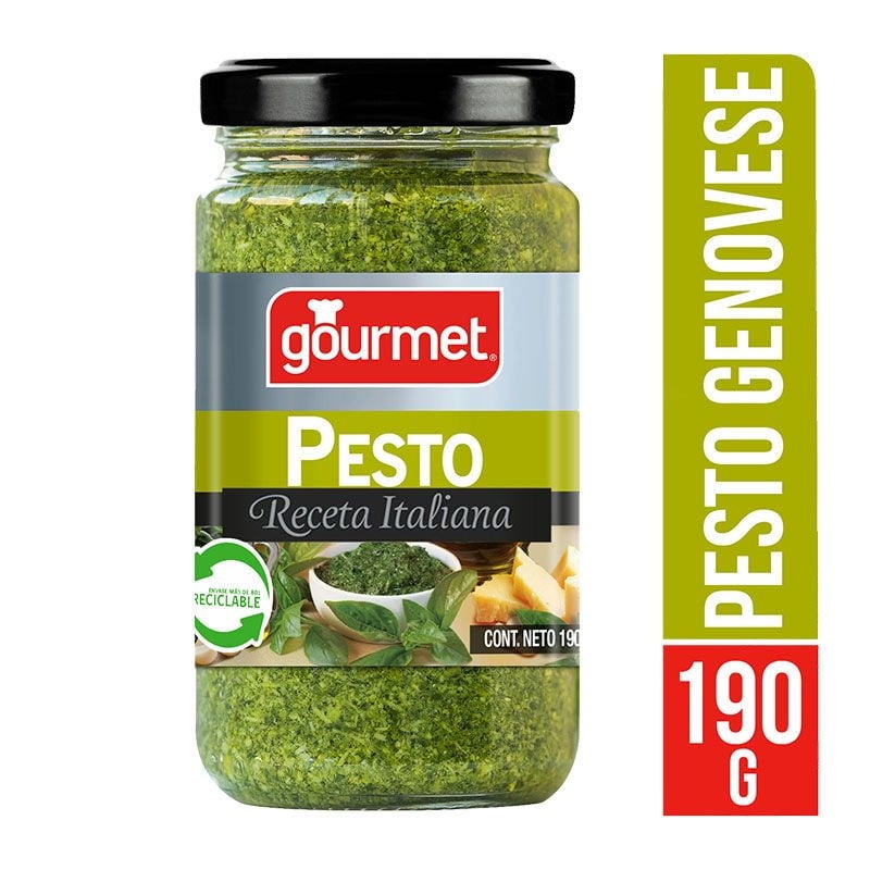 Salsa De Pesto Genovese Frasco 190 gr Gourmet