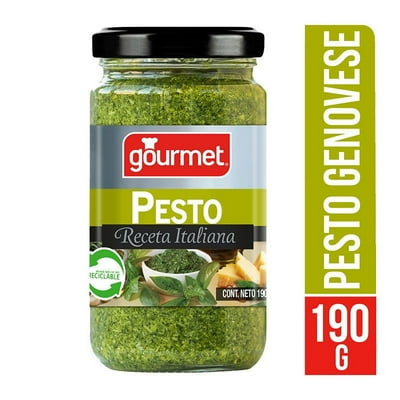 Salsa De Pesto Genovese Frasco 190 Gr Gourmet