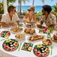 thumbnail image 5 of Juego de Vajilla Tedercle 100 piezas – Fiesta Hawaiana Luau, 5 of 7