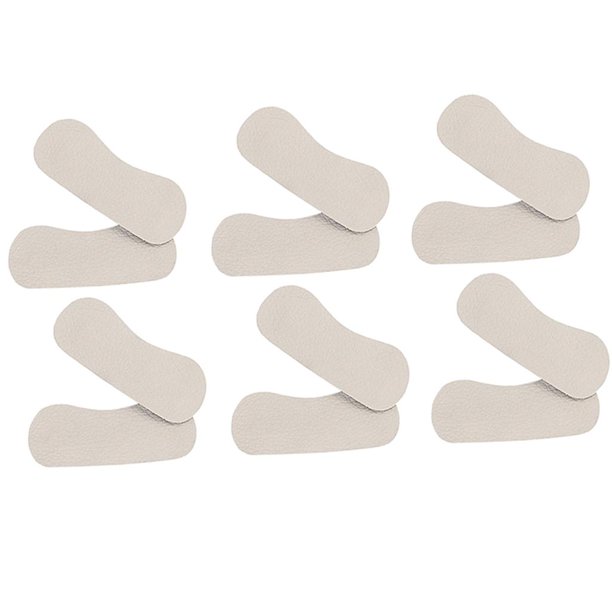 6 Pares De Almohadillas Para El Talón, Empuñaduras Para Zapatos, Forro, Protectores Para El Cuidado De Los Pies, Color Gris