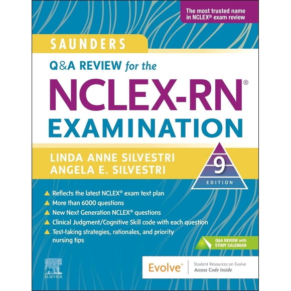 Libro Saunders Q&A Review NCLEX-RN 9ª Edición
