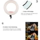 thumbnail image 3 of Aro de luz LED YIDOBLO FS-480 de 45 cm, bi-color, 48 W, 110-220 V, 3 of 9