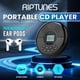 thumbnail image 2 of Reproductor de CD Riptunes, batería recargable portátil con Bluetooth, 2 of 7
