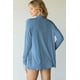 thumbnail image 3 of Cárdigan Casual con Cuello y Bolsillos Laterales Azul Pizarra, 3 of 3