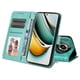 thumbnail image 3 of Funda tipo cartera FOXDOCK para Realme 11 Pro Plus , diseño girasol en relieve, cuero PU, cierre magnético, soporte y tarjetero, 3 of 5