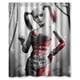 thumbnail image 1 of Cortina de ducha Harley Quinn, juego de cortina de baño con ganchos, tamaño 60 x 72 pulgadas, 1 of 3