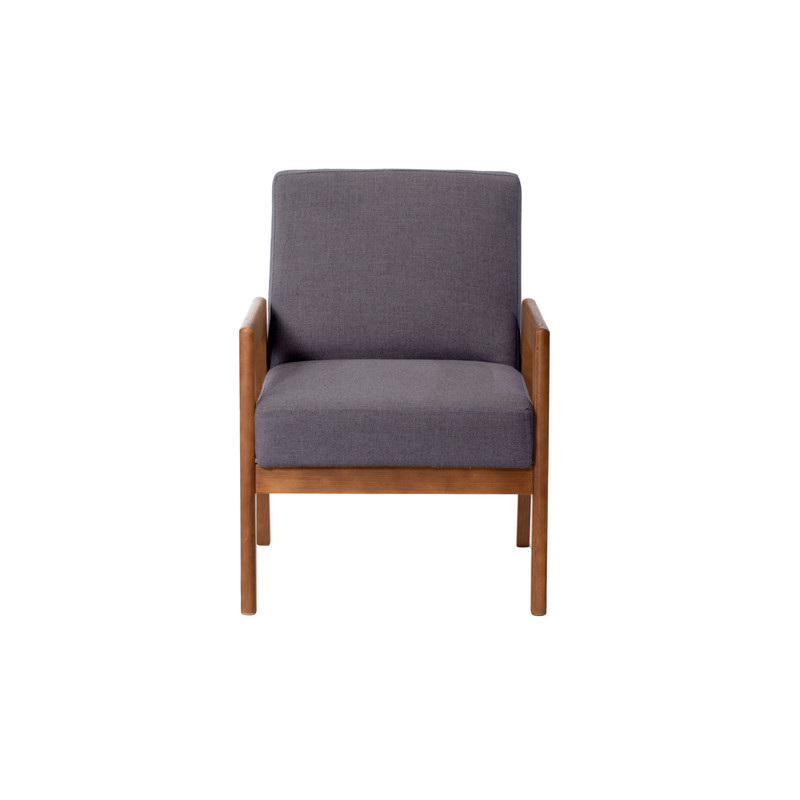 Latam Home - Sitial Frankfurt Lino Gris Oscuro