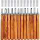 thumbnail image 1 of 12pcs Wood Carving Knife Set - SK2 Carbon Steel Sculpting Knife Kit Hand Wood Carving Tool Set For DIY Sculpture Carpenter Experts & Beginners, 1 of 2