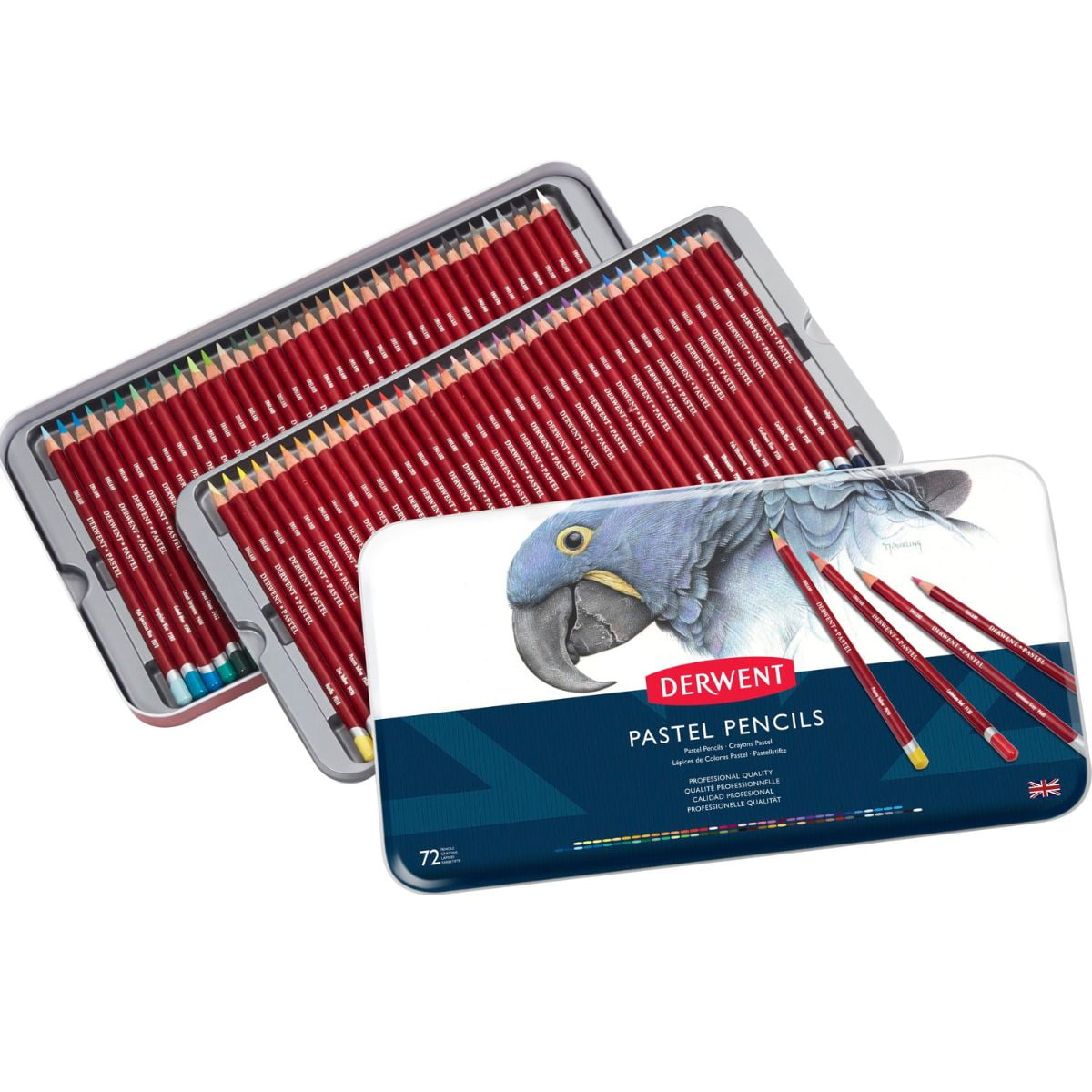 Lápices Pastel Derwent Set 72 Colores