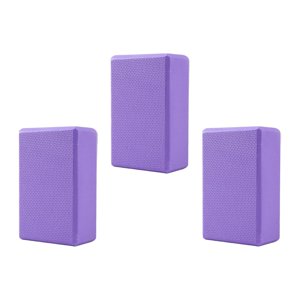 Magideal - Juego De Equilibrio De Piedra Escalonada Para Niños, Equipo De Fitness Para Niños Mayores De 5 Años, Ladrillos De Eva Para Yoga, Piedra De Equilibrio, Violeta