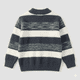 thumbnail image 2 of Sueter Ni o Invierno Tejido Rayado Cuello Alto Moda Infantil, 2 of 3
