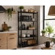 thumbnail image 2 of Estante Plegable Multiusos 5 Niveles Organizador Cocina Acero Carbono Negro, 2 of 3