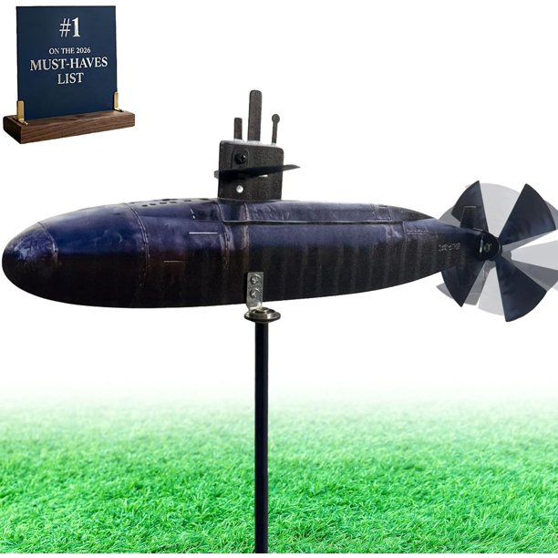 Giroscopio viento submarino único marina arte movimiento patio playa amantes náutica