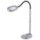 thumbnail image 1 of Lámpara de pie con lupa LIGHT IT! MultiFlex de 6" con 12 LED, color plata, 1 of 9