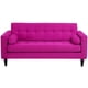 thumbnail image 2 of Sofa Retro 3 Cuerpos 1-1 Felpa Fucsia, 2 of 5