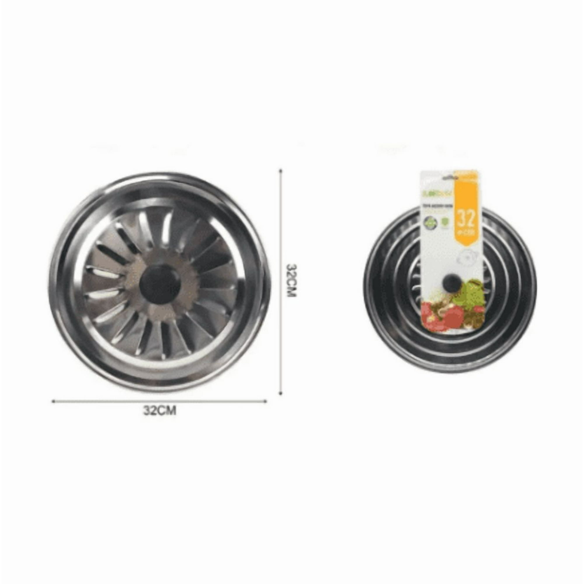 Genérico - Tapa De Acero Inox 32cm