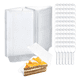 thumbnail image 1 of Envase triangular porta torta con tenedor 200u, 1 of 3