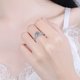 thumbnail image 5 of Anillos de Compromiso de Moissanita de 1-5 Uds para Mujer Corte Redondo Color D VVS1 Anillos de Diamante de Plata Esterlina Anillos de Boda de Moissanita para Mujer con Certificado, 5 of 9