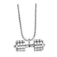 thumbnail image 1 of Colgante Con Mancuernas Para Hombre, Decoración Deportiva, Collar Creativo Para Fiestas Navideñas, Plata, 1 of 3