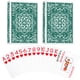 thumbnail image 1 of Barajas de cartas Wkchxd de gran formato, 2 mazos, verde, 1 of 9