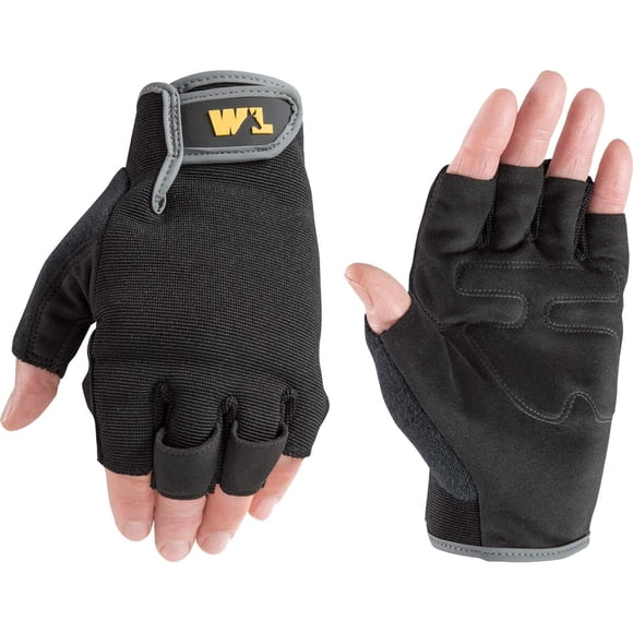 Guantes Trabajo Wells Lamont 847XL Sin Dedos Cuero Sintético XL